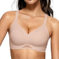 Scalloped Wireless Bras with  Mesh