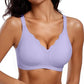Scalloped Wireless Push Up Bras