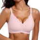 Scalloped Wireless Push Up Bras