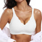 Scalloped Wireless Push Up Bras