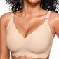 Scalloped Seamless Full Coverage Convertible Bra